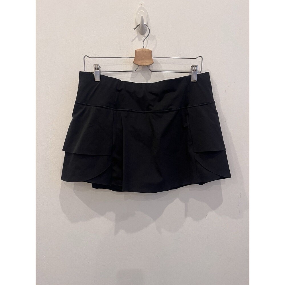 Athleta Momentum Tennis Skort Black Size L Gym Pickleball